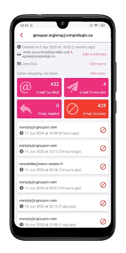 SimpleLogin | Anti-spam screenshot 3
