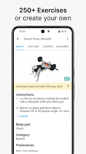 Strong Workout Tracker Gym Log screenshot 3