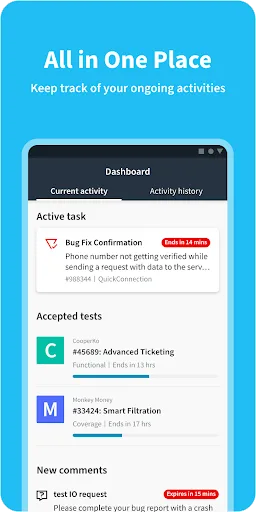 testNow - Crowdtesting screenshot 3