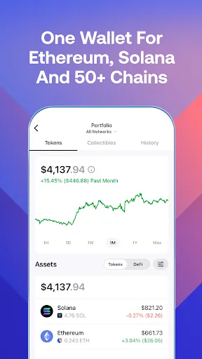 Zerion: Crypto Wallet screenshot 1