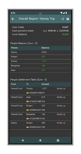 Dango Dong - split expenses screenshot 3