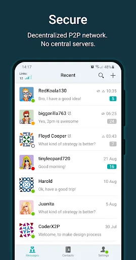 Utopia — Private Messenger screenshot 2