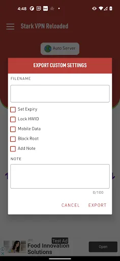 Stark VPN Reloaded screenshot 4
