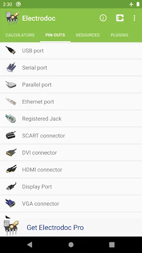 Electrodoc - electronics tools screenshot 2