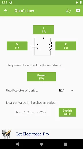 Electrodoc - electronics tools screenshot 4