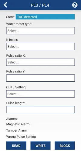 BMetering NFC Config screenshot 2