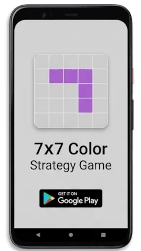 7x7 Color Strategy Game screenshot 1