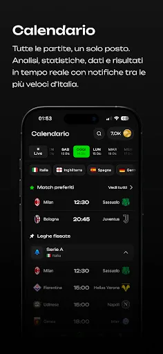 MondoPengwin Pronostici Calcio screenshot 1