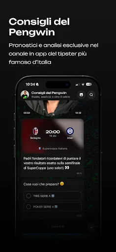 MondoPengwin Pronostici Calcio screenshot 2