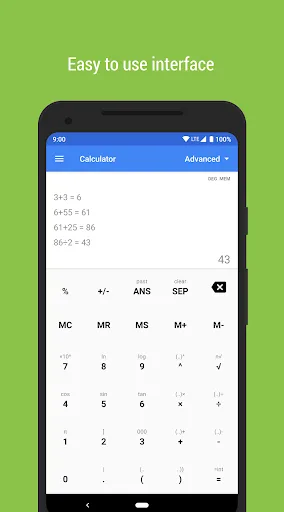 One Scientific Calculator screenshot 1