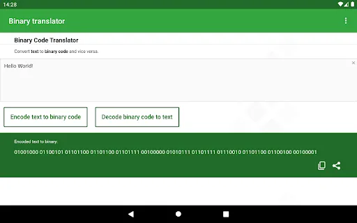 Binary Translator screenshot 5