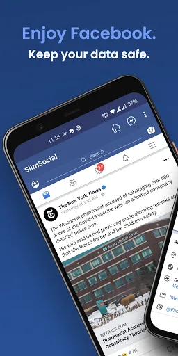 SlimSocial screenshot 1