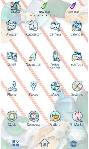 Blue Marina Wallpaper Theme screenshot 3