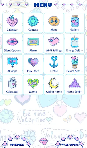 Whimsical Stickers Theme screenshot 2