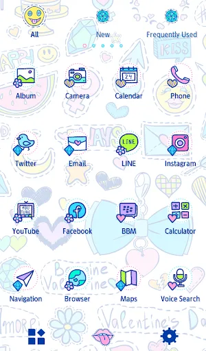 Whimsical Stickers Theme screenshot 3