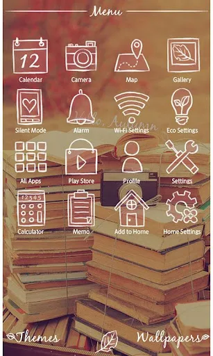 Autumn Reading Theme +HOME screenshot 3