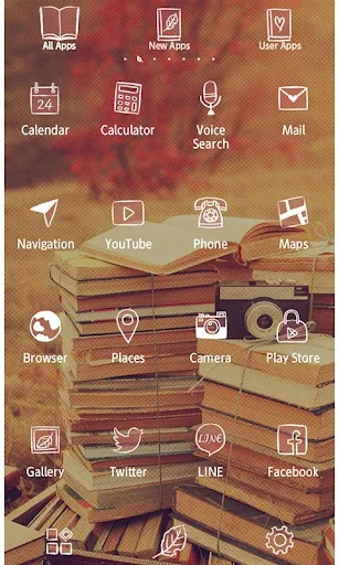 Autumn Reading Theme +HOME screenshot 4