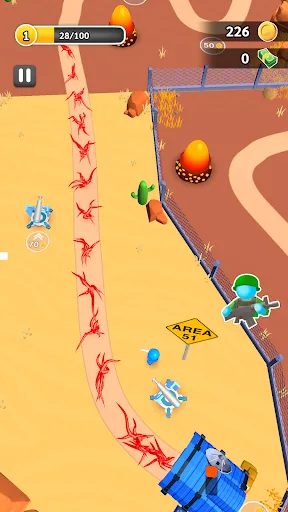Alien Defence - Save Area51 screenshot 1