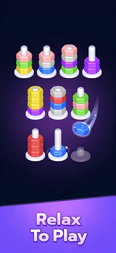 Nuts And Bolts Sort screenshot 2