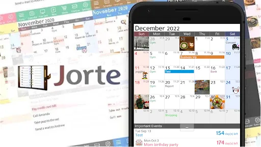 Jorte Calendar & Organizer screenshot 1