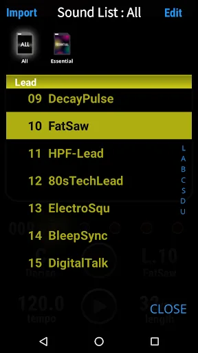 KORG Kaossilator for Android screenshot 5