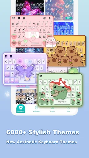 Kika Keyboard: Custom themes screenshot 1