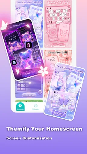 Kika Keyboard: Custom themes screenshot 2