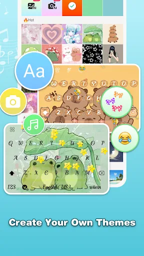 Kika Keyboard: Custom themes screenshot 5