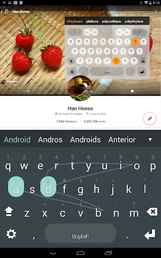 Multiling O Keyboard + emoji screenshot 1
