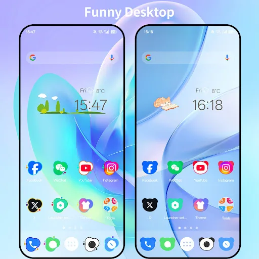 Super P Launcher, Theme screenshot 2
