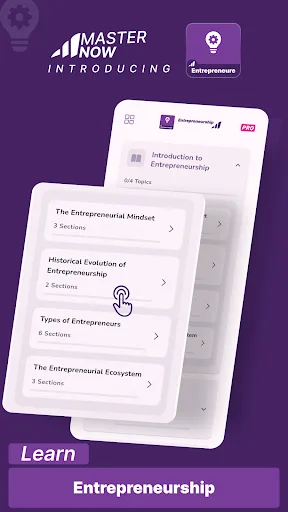 Entrepreneurship - MasterNow screenshot 1