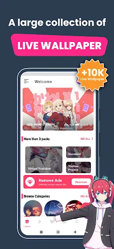 +9000000 Anime Live Wallpapers screenshot 2
