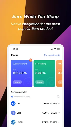 Loopring Wallet: L2 Dex & Defi screenshot 4