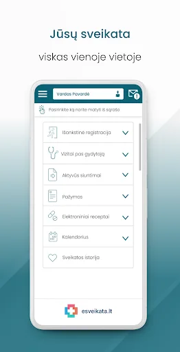 esveikata screenshot 1