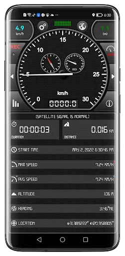 GPS Speed Pro screenshot 1