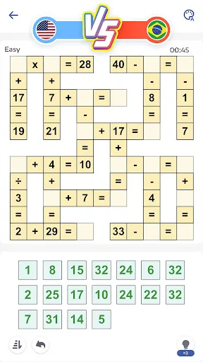 Crossmath® - Math Puzzle Games screenshot 3