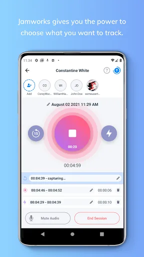 Jamworks App screenshot 1