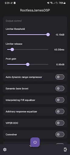 RootlessJamesDSP screenshot 1