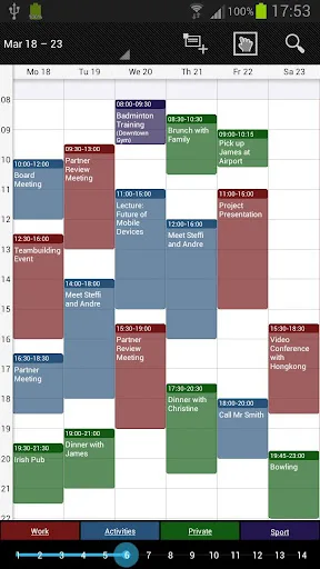 Business Calendar Pro screenshot 2