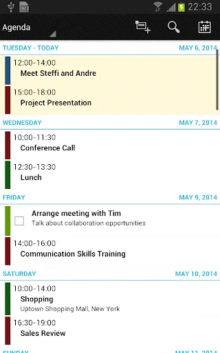 Business Calendar Pro screenshot 4