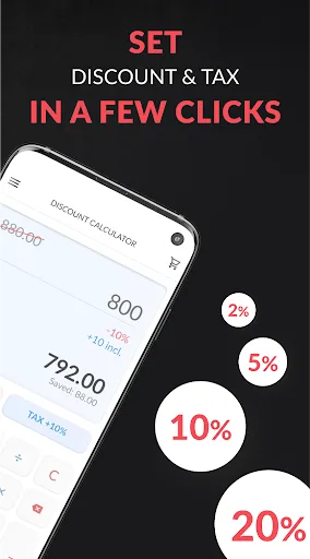 Discount and tax percentage ca screenshot 2