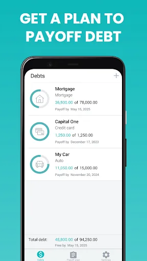 Debt Payoff Box: Snowball Plan screenshot 1