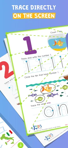 Learning worksheets for kids screenshot 3