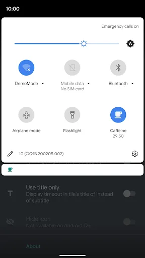 Caffeine - Keep Screen On screenshot 2