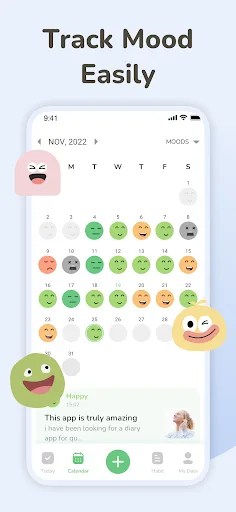 Mood Tracker: Self-Care Habits screenshot 2