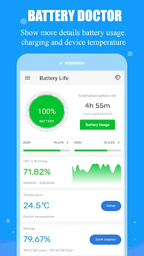 Battery Doctor, Battery Life screenshot 1