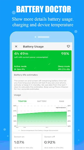 Battery Doctor, Battery Life screenshot 3