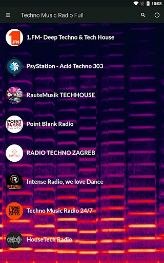 Techno Radio Full - Electronic screenshot 1
