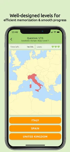 Country Mania: the World Quiz screenshot 2