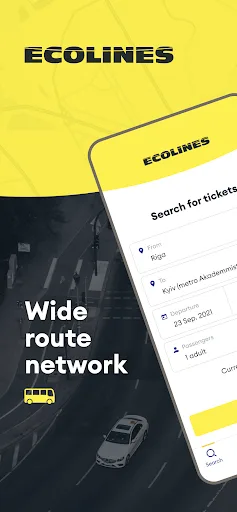 ECOLINES - bus tickets screenshot 1